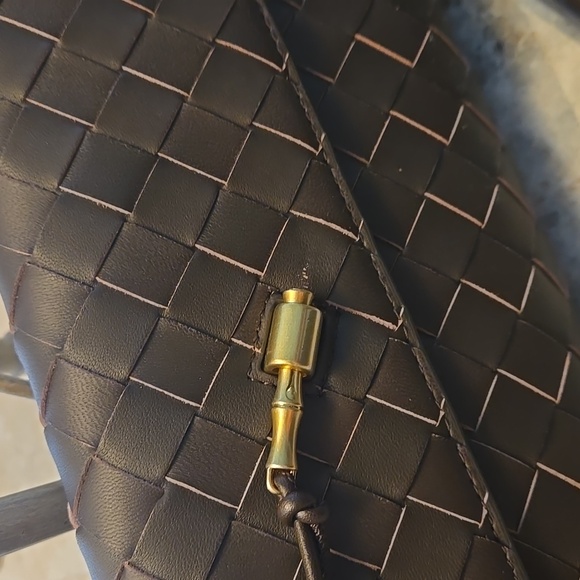 J. McLaughlin Brown Pernille Woven Leather Clutch, NWT - Picture 17 of 17